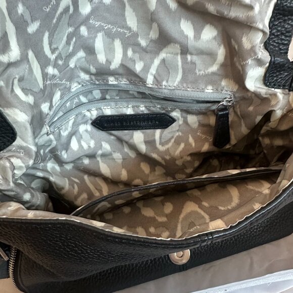 Aimee Kestenberg Genuine Fur Crossbody Purse Shoulder Bag Rainbow Speckle Print - Picture 13 of 13